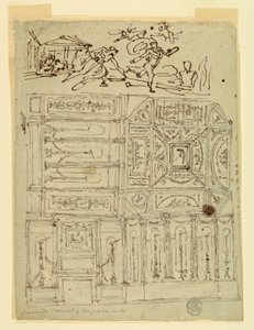 Disegno, Atalanta e Ippomene, 1800 ca. da Felice Giani