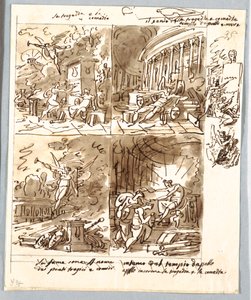 Quattro allegorie di Commedia e Tragedia