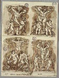 Quattro Erme, Studi dopo i Carracci