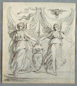 Fregio con baccanti da Felice Giani