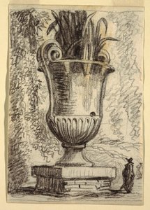Vaso Monumentale in un Parco da Felice Giani
