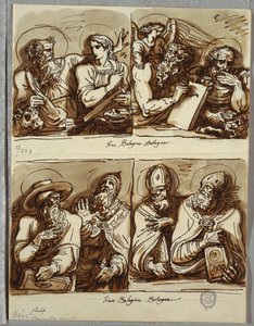 I quattro evangelisti, studio dopo Giambologna da Felice Giani