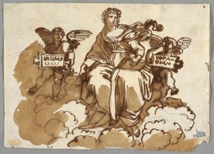 Teologia, dopo Raffaello Sanzio, Stanza della Segnatura, Vaticano