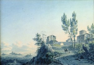 Castello di Lorenzetto, Castagneto, 1803 da Felice Marie Ferdinand Storelli