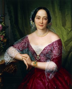 Ritratto di Anne Opulich da Felice Schiavoni
