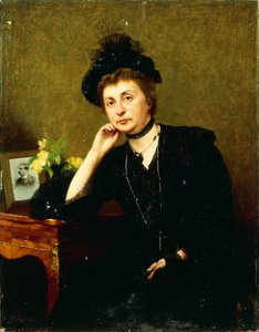 Ritratto di Mrs. Pia Cottini da Felice Zennaro