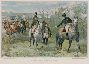 Napoleone e Alessandro a Erfurt