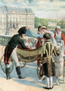 Napoleone e il Re di Roma sulla terrazza di Meudon da Felicien baron de Myrbach Rheinfeld