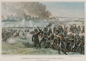 Riapparizione di Napoleone sul campo prima di Ratisbona da Felicien baron de Myrbach Rheinfeld