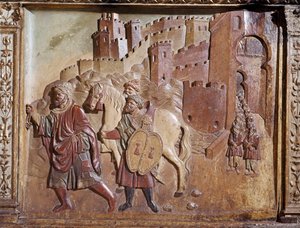 La consegna del retablo di Granada da Felipe Bigarny or Vigarny