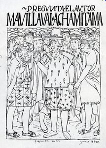 Poma de Ayala chiede della storia dell