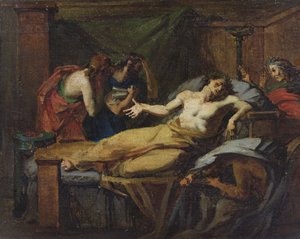 La morte di Socrate (470-399 a.C.) da Felix Auvray