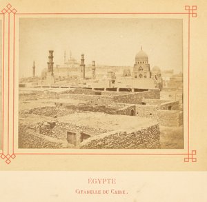 Cittadella del Cairo da Félix Bonfils