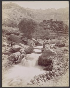 Corso del Kadisha, Monte Libano da Félix Bonfils