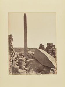 Dettagli degli obelischi e del cortile delle cariatidi - Karnak