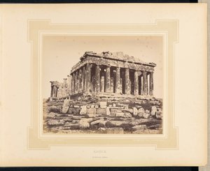 Grecia: Il Partenone ad Atene da Félix Bonfils