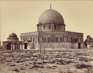 Moschea di Omar e tribunale di David da Félix Bonfils