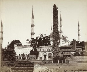 Moschea di Amedieh e Obelisco a Costantinopoli