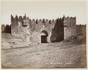 Porta delle Perle di Gerusalemme n. 287 da Félix Bonfils