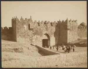Porta di Damasco da Félix Bonfils