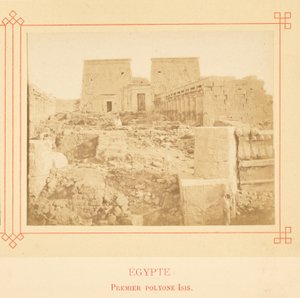 Primo traliccio Isis. da Félix Bonfils