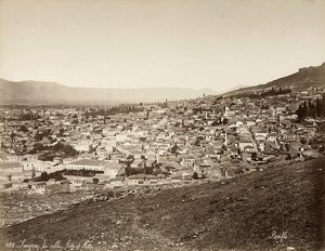 Veduta di Smirne in Turchia