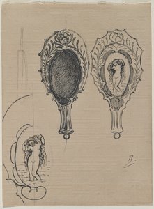 Progetto per uno Specchio a Mano, c. 1900-1902