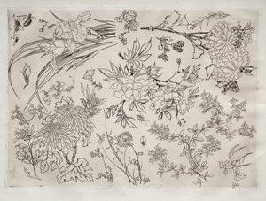 Servizio da tavola (servizio Rousseau): Fiori (n. 23)