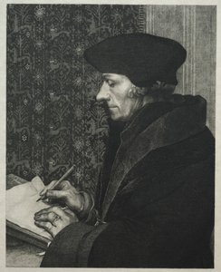 Erasmo, dopo Holbein da Felix Bracquemond
