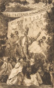Frontespizio per Les Tréteaux de Monselet