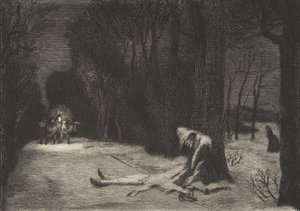 La Morte di Matamore Capitaine Fracasse da Felix Bracquemond