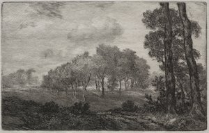 Paesaggio, dopo Français da Felix Bracquemond
