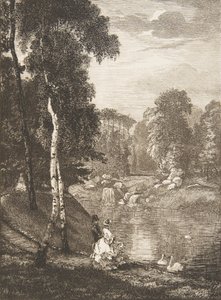 Le Bois de Boulogne da Felix Bracquemond