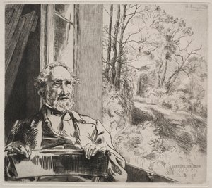 Meyer-Heine, c. 1872 da Felix Bracquemond