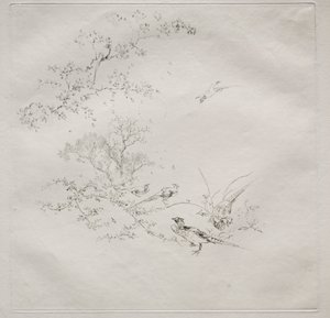 Servizio parigino Haviland: Nebbia n. 1, 1875 da Felix Bracquemond