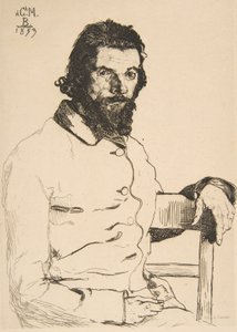 Ritratto di Charles Meryon, 1853 da Felix Bracquemond