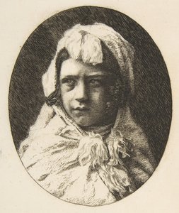 Ritratto di Henri Houssaye, da bambino da Felix Bracquemond