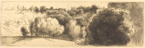 La strada che porta a Bellevue da Felix Bracquemond