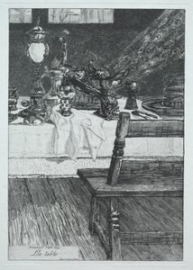 La tavola, dopo H. Leys, 1868