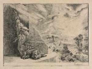 Il coniglio selvatico da Felix Bracquemond