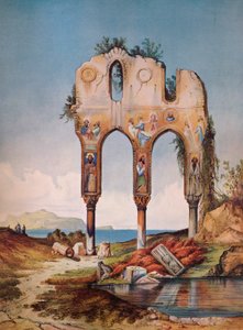Rovine vicino a Palermo, 1852, 1938 da Felix De Lapommeraye