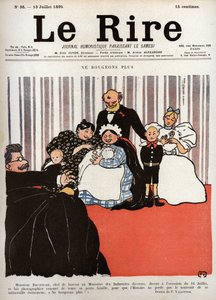 Copertina del giornale "Le Rire", n.36, 13 luglio 1895: "Ne bougeons plus"