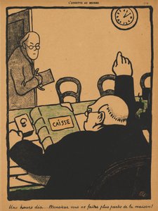Crimini e Punizioni XV, 772: Dieci e dieci, 1871 da Felix Edouard Vallotton