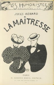 Copertina di "La Maîtresse" di Jules Renard, 1896 da Felix Edouard Vallotton