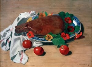 Prosciutto e pomodori da Felix Edouard Vallotton