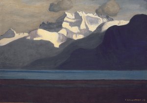 Lago Lemano e Les Dents-du-Midi, 1919