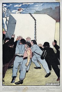 Le coup de assistance - La grande question sociale... - di Felix Vallotton