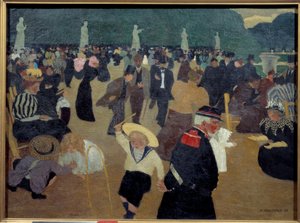 Il giardino del Lussemburgo da Felix Edouard Vallotton
