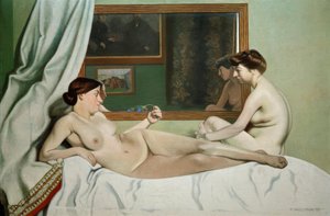 Il riposo delle modelle da Felix Edouard Vallotton