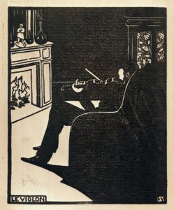 Il violino da Felix Edouard Vallotton